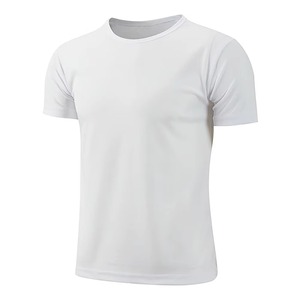 T-shirts pour hommes à col rond en polyester 100% avec impression par transfert de chaleur - Product Image 2