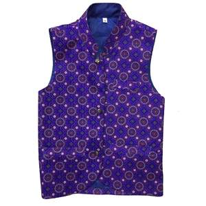Gilet (Koti) de style Sindhi Ajrak pour enfants, Gilet Ajrak Koti pour enfants, Gilet culturel Sindhi imprimé pour enfants - Product Image 2