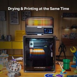 Anycubic Kobra S1 Combo 3D <b>Printer</b> 250x250x250mm Build Volume Heated Bed USB Connectivity PLA Filament Support - Product Image 3