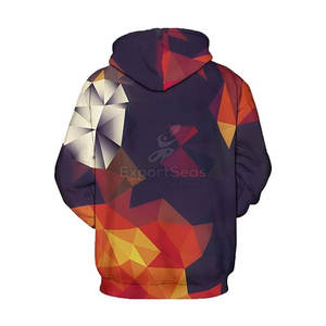 Nouveauté, sweats à capuche en impression 3D de qualité pour hommes, vente directe d'usine, nouveaux modèles basiques, sweats à capuche en impression 3D - Product Image 2