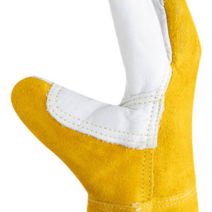 Nouveauté : Gants de soudage de haute qualité, très résistants, gants de sécurité raisonnables, résistance à la chaleur, personnalisés, bleus, doubles - Product Image 3