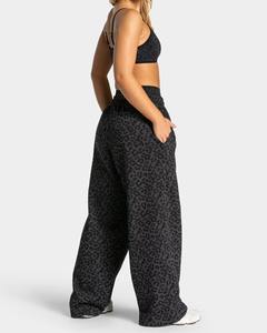 Women's Customized Jogger <b>Pants</b> High Waist Cotton Fleece Joggers with Elastic Waistband OEM Factory Supply Women <b>Trousers</b> - Product Image 3