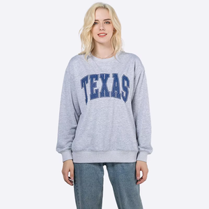 Custom Women's <b>Winter</b> Long Mock Neck Fleece Sweatshirt Pullover with Custom Color and Letter <b>Decoration</b>-Wholesale - Product Image 4
