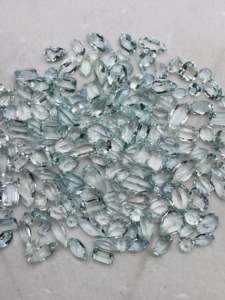 Lote de Piedras Sueltas de Aguamarina Natural de 98.85 Quilates, Tamaños Variados, Calidad Muy Fina con un Brillo Excelente, Perfectas para Fabricación y Pulido - Product Image 1