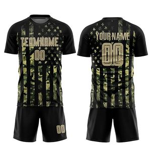 เสื้อฟุตบอลแบบมีสไตล์ชุดกีฬาแห้งเร็วพิมพ์โลโก้ได้ตามต้องการ - Product Image 4