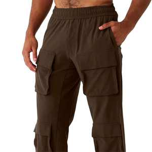 Versatile Mens Ripstop <b>Trousers</b> with Convertible Features Easily Transforms Into Shorts, Equipped with <b>Secure</b> Zipper - Product Image 1