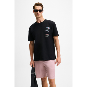 T-shirt à manches courtes col rond pour homme GRIMELANGE BELLO 100% coton biologique - Product Image 2
