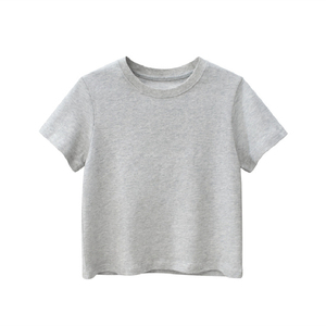 T-shirts courts à col rond pour femmes, t-shirts d'été de haute qualité, respirants, couleur unie, t-shirts courts pour femmes - Product Image 1