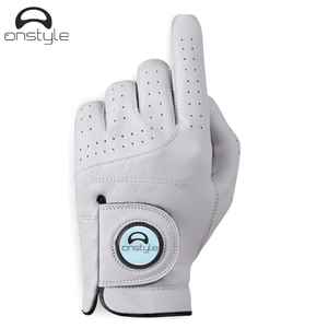 Guantes de Golf de Cuero Personalizados para Mano Izquierda, Diseño Flexible de Primera Calidad, Transpirables, Antideslizantes, Agarre Firme, Directo de Fábrica - Product Image 6