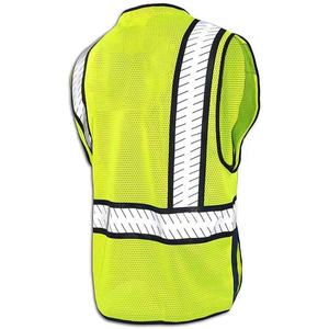 Conception durable réfléchissante légère de gilet de sécurité réglable de visibilité élevée parfaite pour des projets de construction et de route - Product Image 5