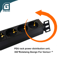 Gcabling 8 ports, ordinateur industriel, France, Allemagne, Amérique, norme C13 C19, prise universelle IP, multiprise réseau, rack de serveur