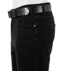 Cinturón de PU Estilo Hip Hop con Cadena y Diamantes de Imitación, Diseño Ajustable y Duradero, Hebilla de Aleación, 4.5CM de Ancho, para Hombres y Mujeres, Uso Diario, Moda - Product Image 3