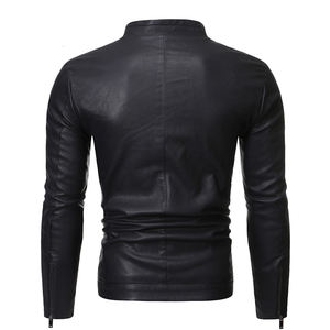 Meilleur modèle Veste de motard en cuir pour homme personnalisée/Veste en cuir de mouton pour homme/Veste en cuir matelassée pour homme - Product Image 3