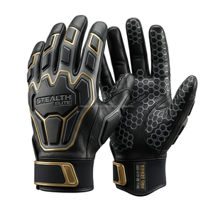 Gants de football américain à prix d'usine, logo personnalisé, couleur personnalisée, gants d'entraînement pour receveurs, OEM - Product Image 1