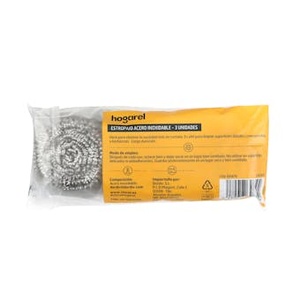 Spugne abrasive in acciaio inossidabile per uso domestico, 3 unità - Product Image 3