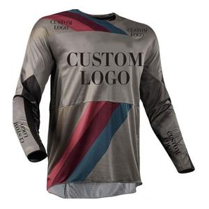 Jersey de carreras de Motocross de secado rápido transpirable de manga larga de talla grande de alta calidad ropa de montar de Enduro personalizada - Product Image 3