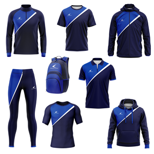 ขายส่งฤดูร้อนสบายๆระบายอากาศชายหญิงเสื้อยืดชุดลูกเรือคอความยาวกางเกงขาสั้นปกติชุดชุดกีฬาโรงเรียน - Product Image 3