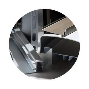 Suministro de fábrica Serie 6000 T5/T6 Perfiles de aluminio Acabado de superficie anodizado con recubrimiento en polvo Servicio personalizado de Vietnam - Product Image 3