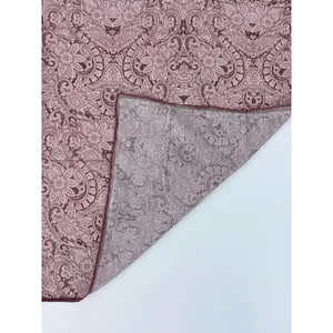 Satin Floral Patterned Scarf Washable Feature - Product Image 6