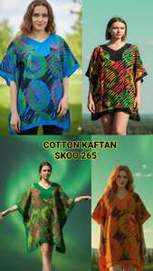 2025 nuevo caftán de algodón a la moda para mujer, suave, transpirable, cómodo durante todo el día, ropa informal de longitud Mini disponible a granel - Product Image 4