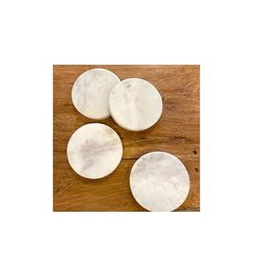 Sous-verre en marbre véritable avec bordure en laiton pour hôtel, maison, cuisine et dessous de plat, sous-verre personnalisé - Product Image 3