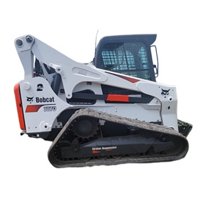 2019 Bobccat T870 Skid Steer Loader Diesel Engine EPA Approved Track Bucket Attachments Core Include Pump Gearbox PLC Sale - Product Image 1