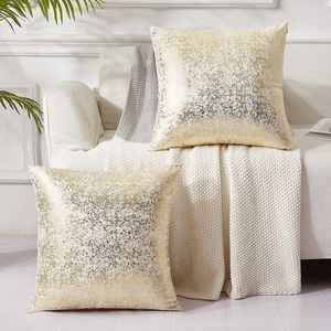 Vibrante funda de cojín de sofá con patrón Floral bordado de seda de 16x16 pulgadas y funda de almohada decorativa para uso doméstico y hotelero - Product Image 6