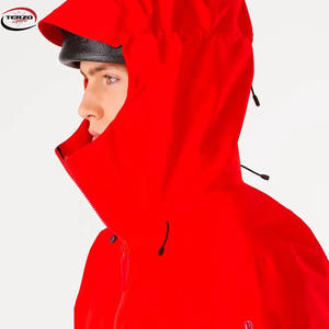 Veste coupe-vent pour hommes OEM High Street Style Impression personnalisée à motifs solides pour les activités de plein air sans fermeture - Product Image 3