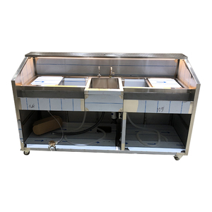 Estación de coctelería móvil de acero inoxidable para food truck, estación de bar móvil para fiestas. - Product Image 1