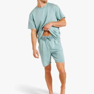 Vêtements deux pièces pour hommes Ensembles de shorts d'été Prix de gros Ensemble de survêtements surdimensionnés en coton respirant style rue - Product Image 3