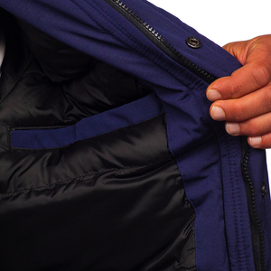 Abrigos largos de invierno para hombre, a prueba de agua, a prueba de viento, grueso, acolchado, de algodón, chaqueta para hombre, Parkas acolchadas, chaqueta extraíble con capucha - Product Image 5