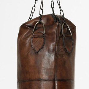 High Quality Heavy Duty Punching <b>Bag</b> Unisex Leather Sands for <b>Training</b> Workout Practice Durable Design Home Gym Fitness Use - Product Image 6