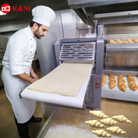 Machine à Deux Étages pour Feuilletage de Pâte Biscuit Donut Modèle 520 pour la Production de Parathas — Sobadora de Masa Industrielle