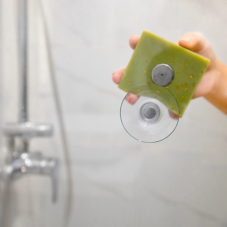 Exclusive Hot Deal on Suction Cup Type Strong Magnetic Holder for Oversized Soaps with 220g Load Capacity at Outstanding Price