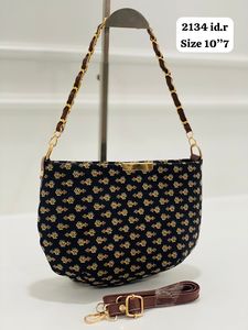 Sac à main élégant en tissu imprimé Handblock avec poche intérieure Fabriqué en Inde - Product Image 3