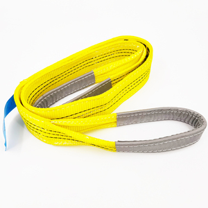 Sangle <span class=keywords><strong>de</strong></span> <span class=keywords><strong>levage</strong></span> jaune 3 <span class=keywords><strong>tonnes</strong></span> 6 mètres 7:1 SF multi-brins, capacité 3000 kg, sangle <span class=keywords><strong>de</strong></span> grue robuste pour la quincaillerie - Product Image 2