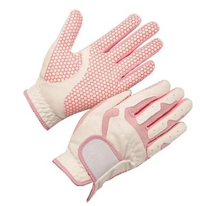 Gants de golf en peau de mouton de vente chaude Logo personnalisé Cabretta gant de golf en cuir dames gants de golf approvisionnement d'usine - Product Image 5