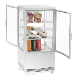 Mini Nevera Portátil Blanca de 75L2T, Vitrina Refrigerada - Product Image 1
