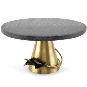 Bandeja para Servir Pasteles Elegante y Ecológica de Metal Moderno con Borde Festoneado, Apta para Microondas, para el Hogar, Restaurante, Bar, Hotel, Bodas y Fiestas - Product Image 2