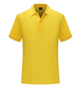 Venta al por mayor directa 100% poliéster hombres para Polo camiseta 260g algodón solapa manga corta alta calidad antiarrugas personalizado - Product Image 5
