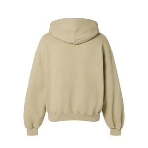 Haute qualité hommes sweats à capuche sweats à capuche surdimensionnés Logo personnalisé en détresse broderie lavage à l'acide dernière conception poids lourd - Product Image 6