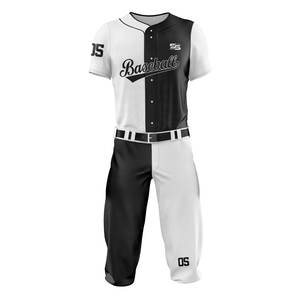 2026 hombres béisbol Jersey y pantalones diseño personalizado cuello en V equipo desgaste uniforme conjunto nuevo estilo cómodo uniforme de béisbol - Product Image 3