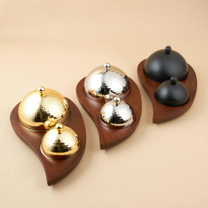 Vente chaude Plateaux décoratifs personnalisables fantaisie Plateaux multicolores Chip N Dip Trending Multi plateaux avec des designs uniques - Product Image 2