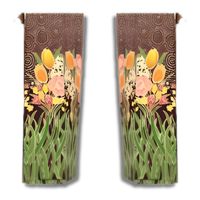 Offre Spéciale Tissu Batik Léger 100% Naturel Fait Main en Peluche Motif Flora Fauna Technique Traditionnelle Indonésienne Ancienne Directe
