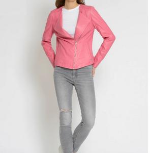 <b>Women's</b> <b>Top</b> Trending Sheep Skin Stylish Short Jackets Vintage Lightweight Winter <b>Warm</b> Breathable Zipper Slim Fit for Autumn - Product Image 2