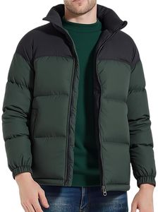 เสื้อกั๊กพัฟเฟอร์ผู้ชายสุดหรู สไตล์คลาสสิก คอตั้ง ลายนูน RL กันน้ำ ดีไซน์เนอร์ สำหรับฤดูหนาว สีดำ ผ้าฝ้าย - Product Image 3