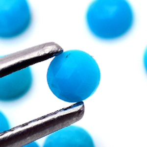 11ชิ้นพลอยเทอร์ควอยซ์สีเขียวขุ่น4มม. กลม3.1พลอยหนา2มม. 11ชิ้น - Product Image 2