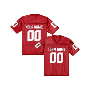 Camiseta de fútbol americano con bandera de malla sublimada personalizada de talla grande, ropa de fútbol americano - Product Image 1