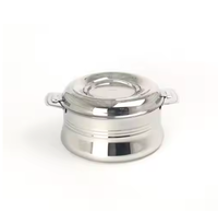 Vente à chaud Casserole en métal isolée faite à la main de concepteur Meilleure marmite décorative pour le stockage des aliments Casserole de haute qualité