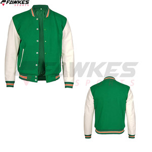 <b>Varsity</b> <b>Jacket</b> <b>Men</b> With Leather Sleeves - Casual High School Letterman Baseball <b>Bomber</b> <b>Jackets</b> For <b>Men</b> - Product Image 5